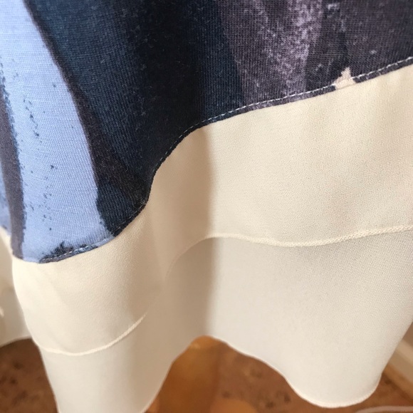 ANTHROPOLOGIE DELETTA GAELLE ABSTRACT FLORAL TOP - Picture 3 of 8